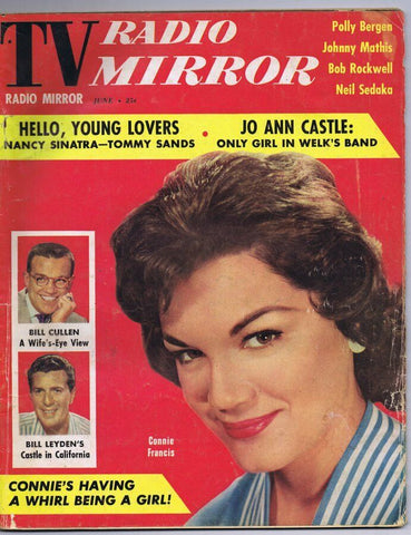 ORIGINAL Vintage June 1960 TV Radio Mirror Magazine Connie Francis Bill Cullen