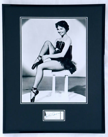 Leslie Caron Signed Framed 16x20 Photo Display An American in Paris Gigi 