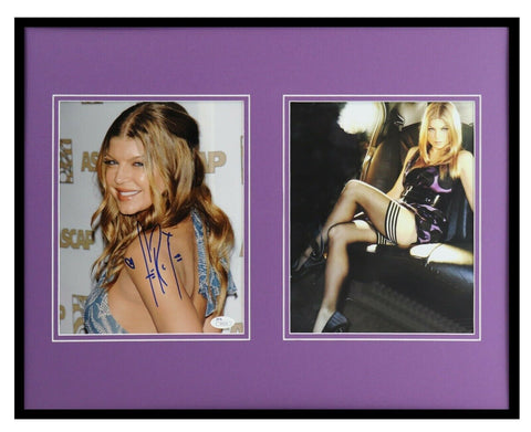 Fergie Duhamel Signed Framed 16x20 Stockings Heels Photo Set JSA Black Eyed Peas