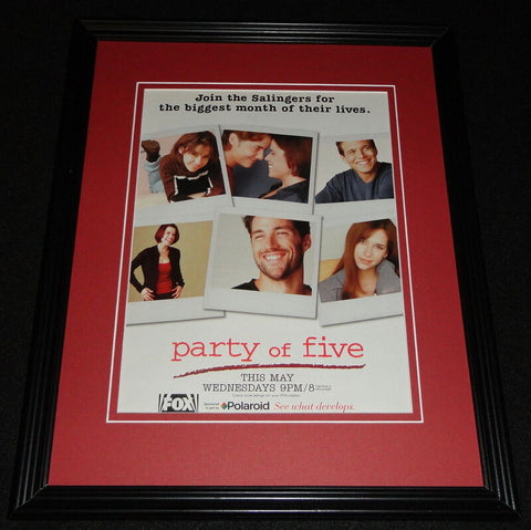 Party of Five 1998 Fox Framed 11x14 ORIGINAL Advertisement