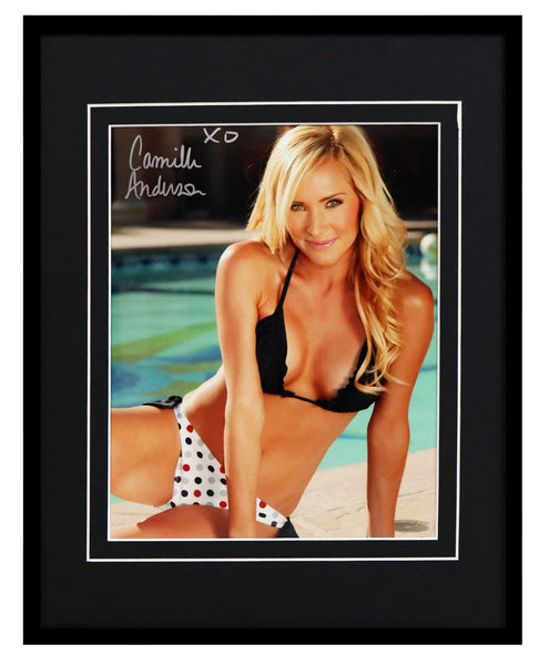 Camille Anderson Signed Framed 11x14 Photo Display AW 