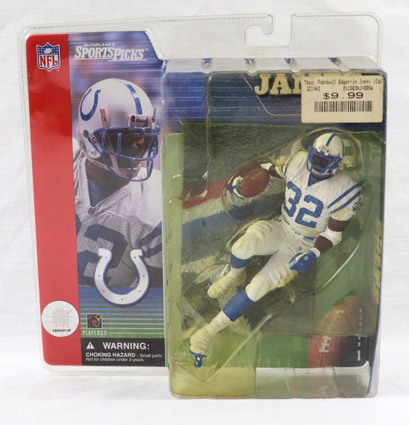 VINTAGE SEALED 2001 McFarlane Series 1 Edgerrin James Action Figure Colts