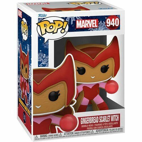 NEW SEALED 2021 Funko Pop Figure Marvel Holiday Gingerbread Scarlet Witch