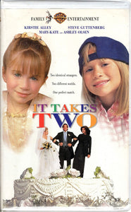 It Takes Two VINTAGE VHS Cassette Clamshell Mary Kate Ashley Olsen