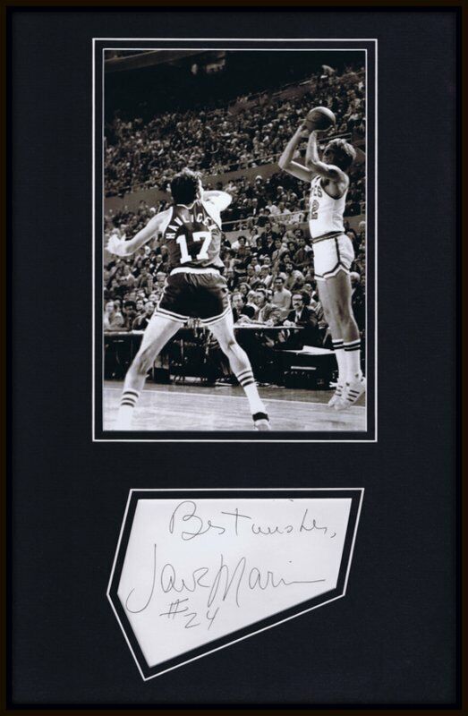 Jack Marin Signed Framed 11x17 Photo Display JSA Rockets