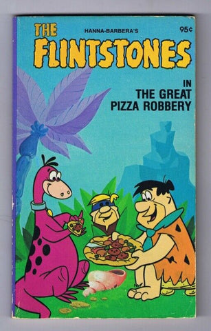 ORIGINAL Vintage 1978 Flintstones Great Pizza Robbery Book  