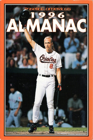 ORIGINAL Vintage 1996 Baseball America Almanac Book Cal Ripken Orioles 2131