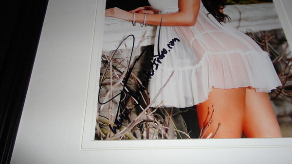 Jennifer Irene Gonzalez Signed Framed 11x14 Lingerie Photo Display AW 