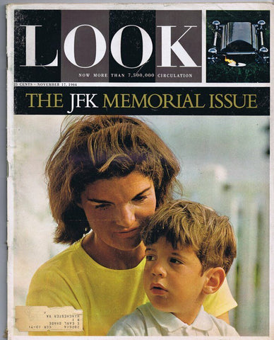 ORIGINAL Vintage Look Magazine November 17 1964 John F Kennedy JFK Memorial