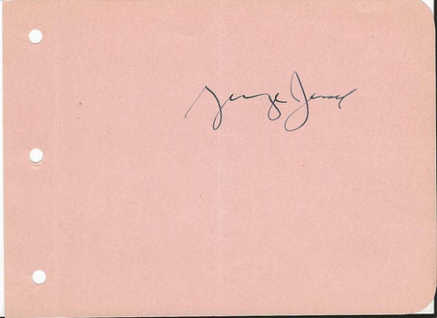 George Jessel Signed Vintage Album Page comedian