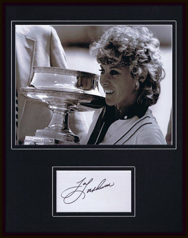 Jan Stephenson Signed Framed 11x14 Photo Display 