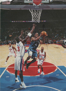 Sam Cassell Signed Magazine Page Timberwolves