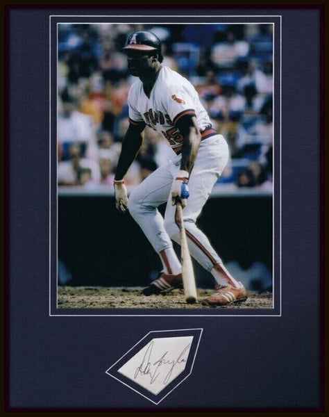 Don Baylor Signed Framed 11x14 Photo Display JSA Angels