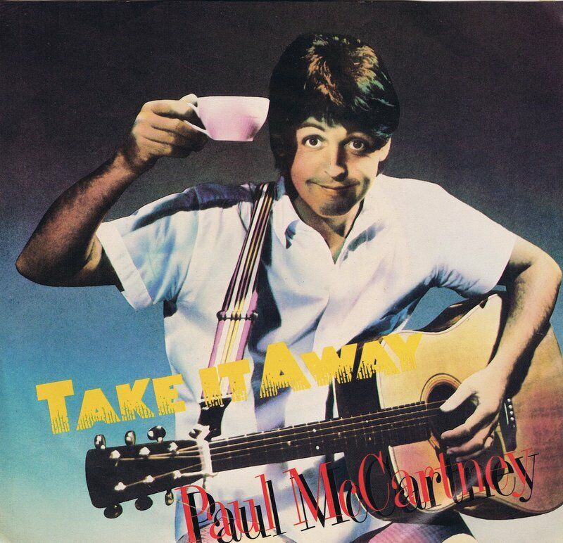 VINTAGE 1982 Paul McCartney Take It Away Vinyl 7" 45 RPM  