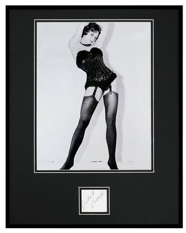 Juliet Prowse Signed Framed 16x20 Photo Display