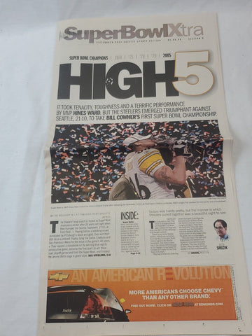 Feb 6 2006 Pittsburgh Post Gazette Newspaper Xtra Super Bowl XL Hines Ward