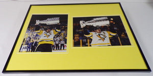 Sidney Crosby & Evgeni Malkin 16x20 Framed Stanley Cup Photo Display Penguins