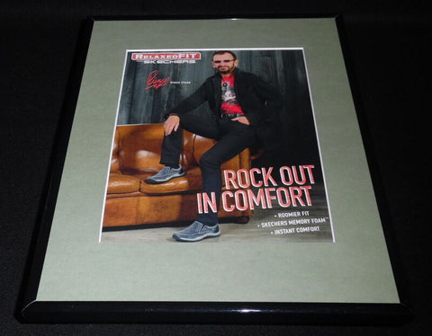 Ringo Starr Facsimile Signed Framed 2015 Skechers 11x14 Advertising Display