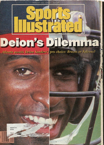 VINTAGE Aug 24 1992 Sports Illustrated Deion Sanders Braves Falcons Colorado