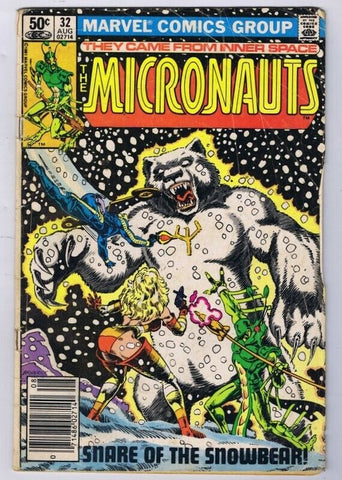 Micronauts #32 ORIGINAL Vintage 1981 Marvel Comics 