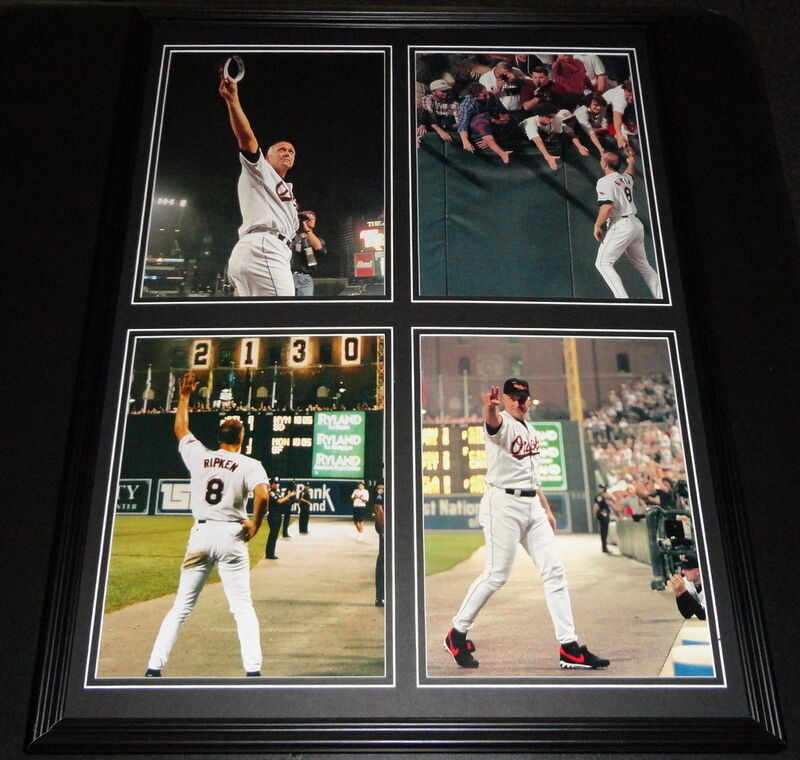 Cal Ripken Framed 18x24 Photo Set Baltimore Orioles