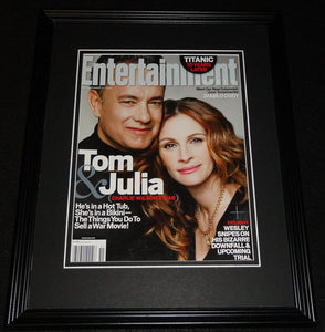 Tom Hanks Julia Roberts Framed 11x14 ORIGINAL 2007 Entertainment Weekly Cover