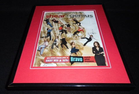 Shear Genius 2007 Bravo Framed 11x14 ORIGINAL Vintage Advertisement Joclyn Smith