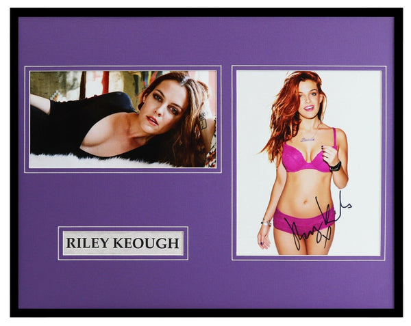 Riley Keough Signed Framed 16x20 Photo Set JSA The Girlfriend Experience