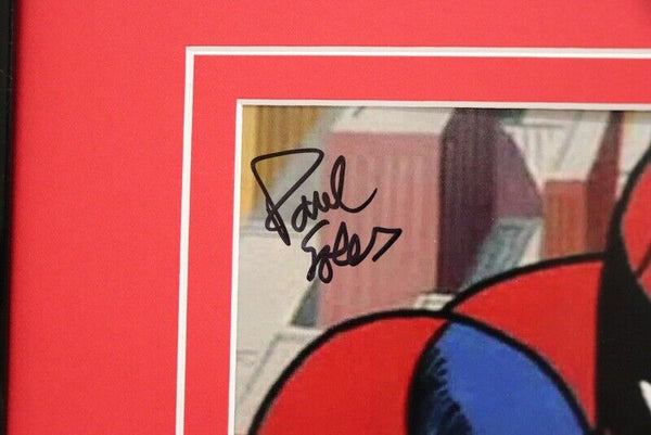 Paul Soles Signed Framed 11x14 Photo Display AW Spiderman '67 Voice