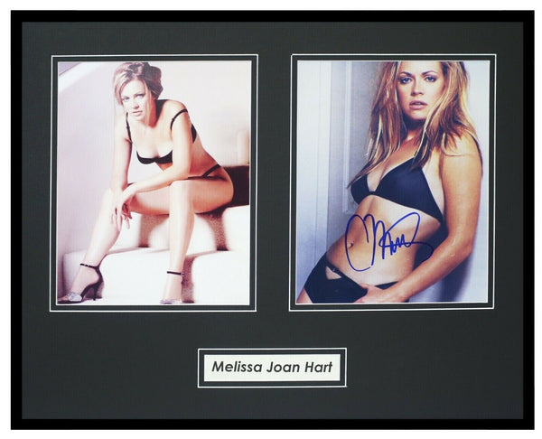 Melissa Joan Hart Signed Framed 16x20 Lingerie Photo Display Sabrina