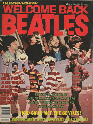 ORIGINAL Vintage Summer 1978 Welcome Back Beatles Magazine