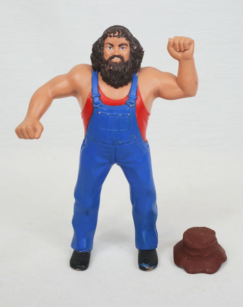 VINTAGE 1985 LJN WWF Wrestling Superstars Hillbilly Jim Action Figure w/ Hat