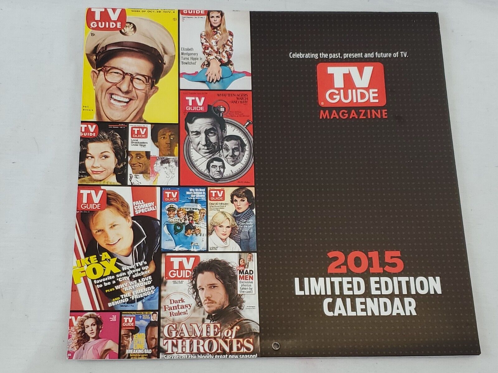 2015 TV Guide Calendar Game of Thrones Bewitched Michael J Fox