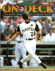 VINTAGE June 2001 Pittsburgh Pirates vs Montreal Expos Program Vladimir Guerrero