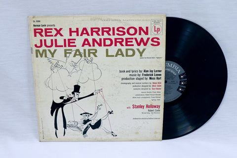 VINTAGE 1956 My Fair Lady Soundtrack Vinyl LP Record Album OL 5090 Julie Andrews