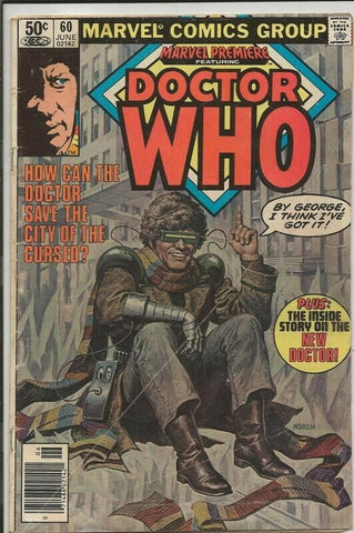 Marvel Premiere #60 Dr Who ORIGINAL Vintage 1981 Marvel Comics 