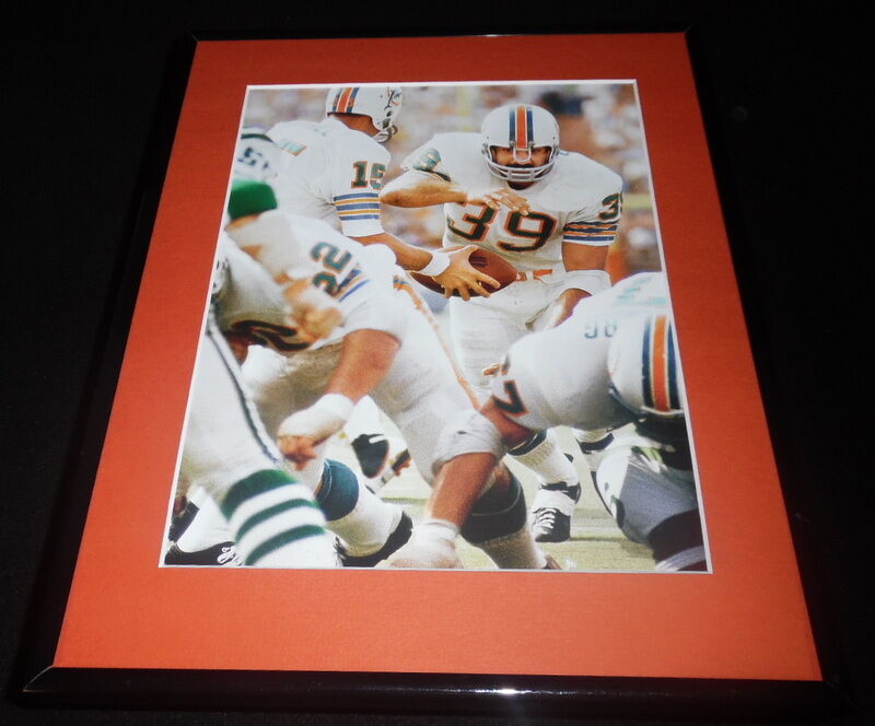 Larry Csonka Earl Morrall Miami Dolphins Framed 11x14 Photo Display 