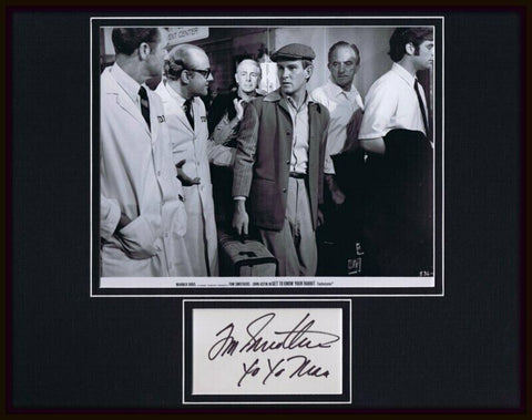 Tom Smothers Signed Framed 11x14 Photo Display JSA Get to Know Your Rabbit