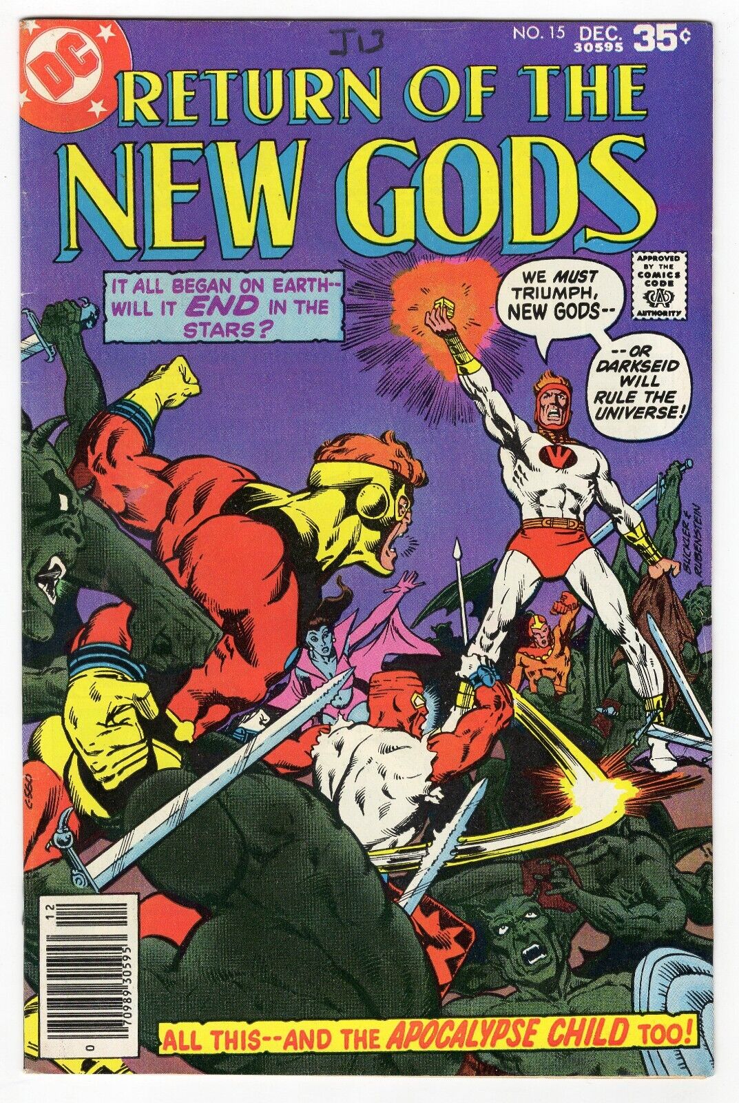 New Gods #15 VINTAGE 1977 DC Comics Darkseid