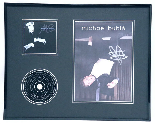 Michael Buble Signed Framed 16x20 CD & Photo Set 