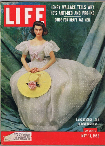 ORIGINAL Vintage Life Magazine May 14 1956 Gainsborough Look