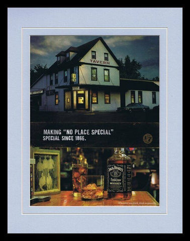 2004 Jack Daniel's Whiskey No Place Special Framed 11x14 ORIGINAL Advertisement