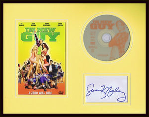 Sunny Mabrey Signed Framed 11x14 New Guy DVD & Photo Display JSA