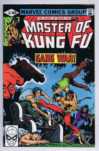 Master of Kung Fu #91 ORIGINAL Vintage 1980 Marvel Comics Shang Chi