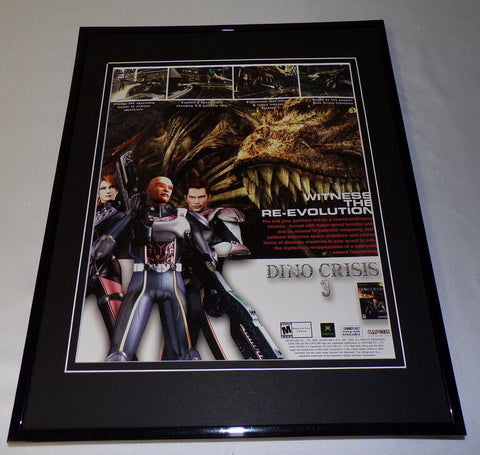 Dino Crisis 3 2003 XBox Framed 11x14 ORIGINAL Vintage Advertisement