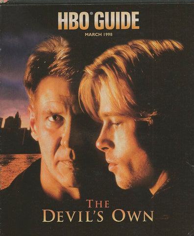 ORIGINAL Vintage Mar 1998 HBO Guide Magazine The Devil's Own Harrison Ford