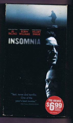 Insomnia (2002) VINTAGE VHS Cassette 