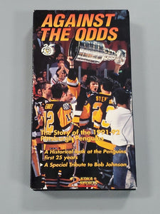 VINTAGE 1992 Against the Odds VHS Pittsburgh Penguins Mario Lemieux