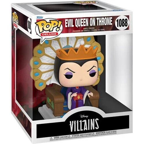 NEW SEALED 2022 Funko Pop! Disney Villains Evil Queen on Throne Deluxe Figure