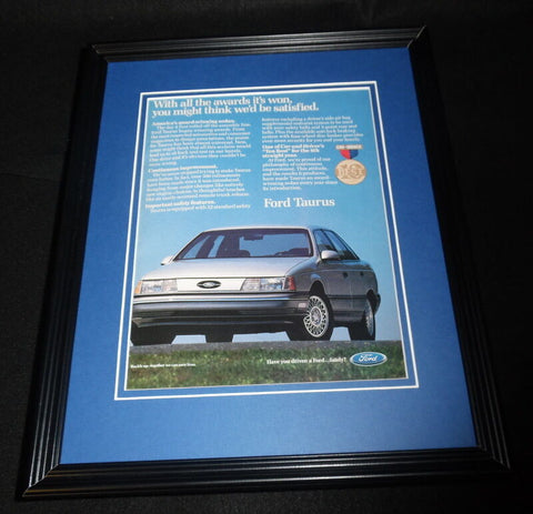 1991 Ford Taurus Framed 11x14 ORIGINAL Vintage Advertisement